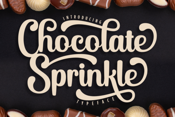 Chocolate Sprinkle Font - Featured Image
