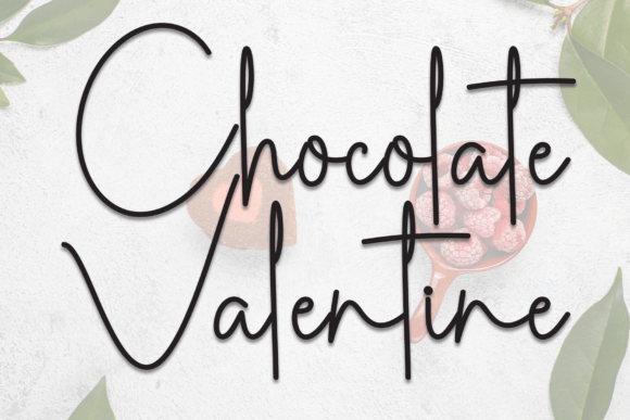 Chocolate Valentine Font - Featured Image