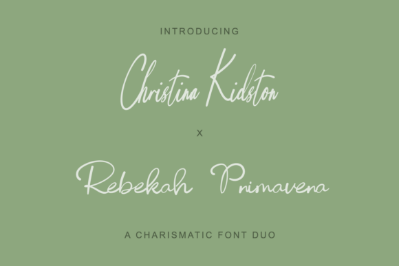 Christina Kidston X Rebekah Primavera Font - Featured Image
