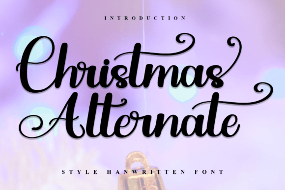 Christmas Alternate Font - Featured Image