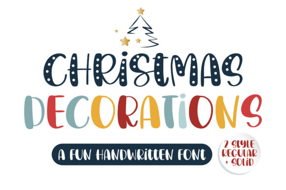 Christmas Decorations Font Font - Featured Image