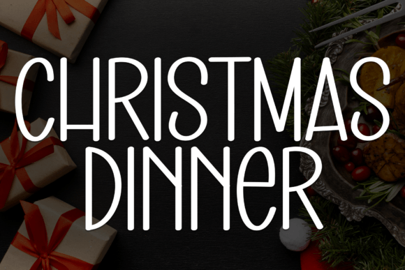Christmas Dinner Font - Featured Image