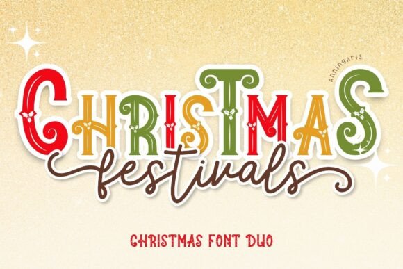 Christmas Festivals Duo Font - Featured Image