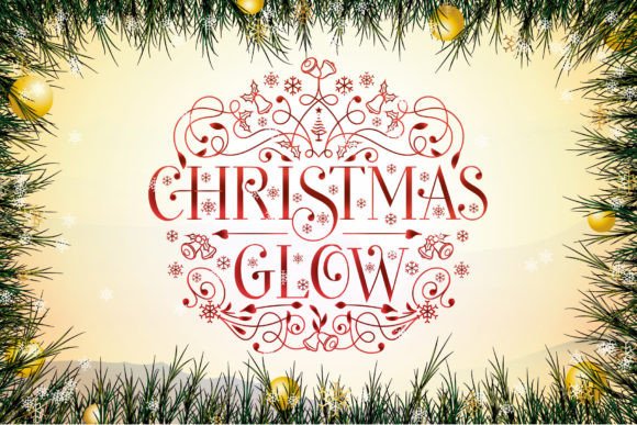 Christmas Glow Font - Featured Image