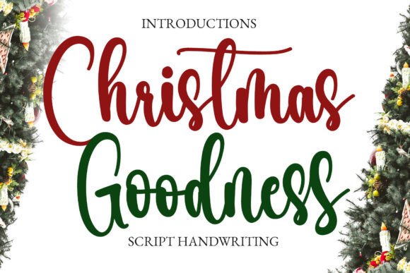 Christmas Goodness Font - Featured Image