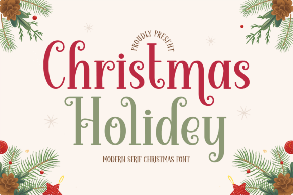 Christmas Holidey Font - Featured Image