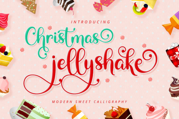 Christmas Jellyshake Font - Featured Image