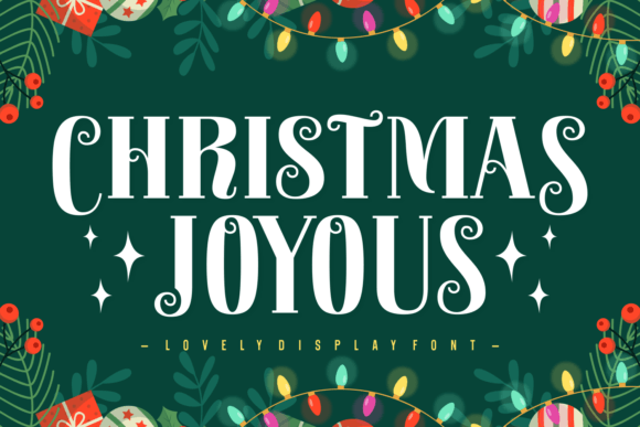 Christmas Joyous Font - Featured Image