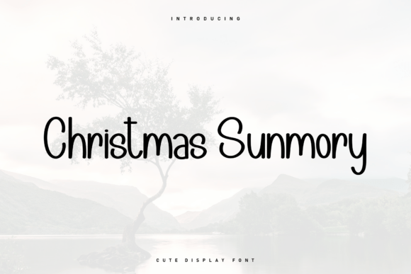Christmas Sunmory Font - Featured Image