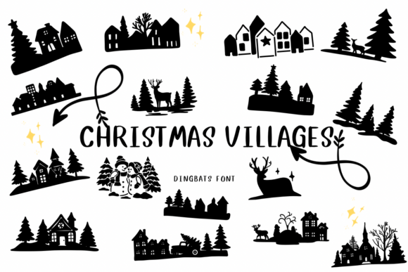 Christmas Villages Font - Featured Image