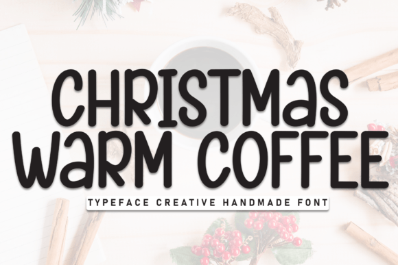 Christmas Warm Coffee Font - Featured Image