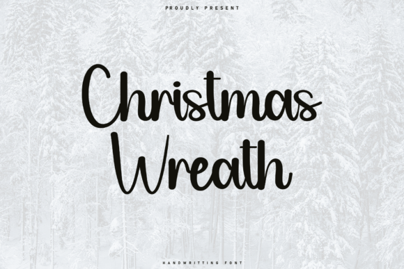 Christmas Wreath Font - Featured Image