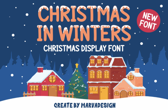 Christmas in Winters Font - Featured Image