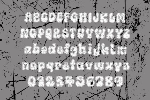 Chunky Grunge Font - Featured Image