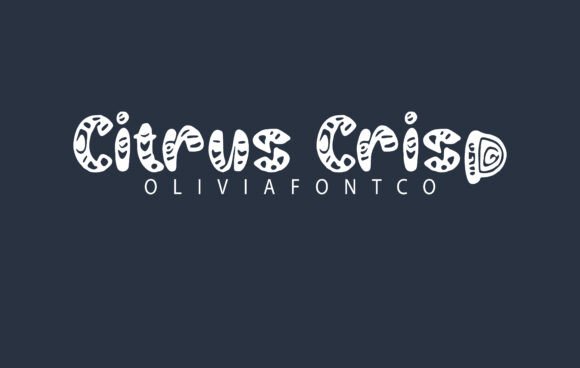Citrus Crisp Font - Featured Image