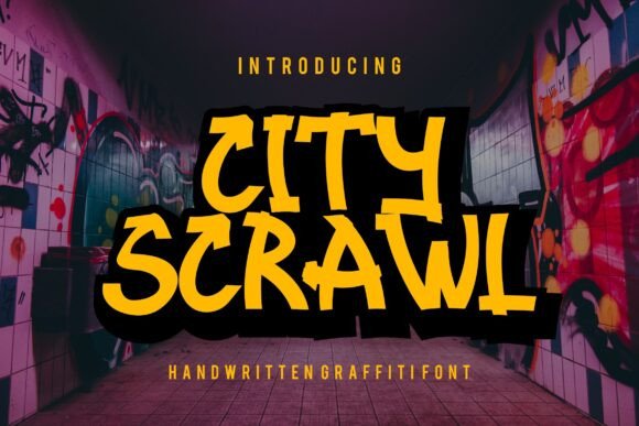 City Scrawl Font - Featured Image