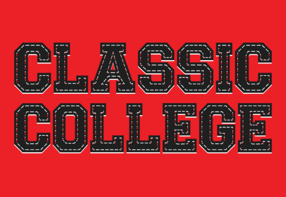 Classic College Font - Featured Image