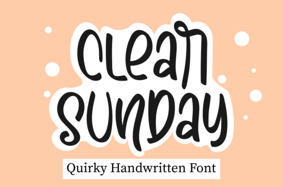 Clear Sunday Font - Featured Image