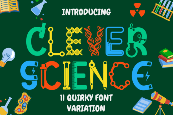Clever Science Font - Featured Image