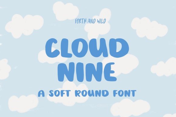 Cloud Nine Font - Featured Image