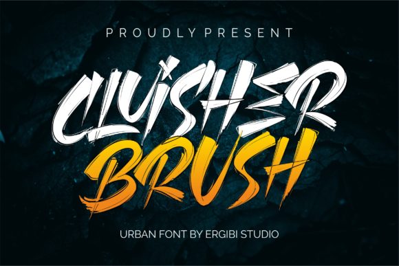 Cluisher Brush Font - Featured Image