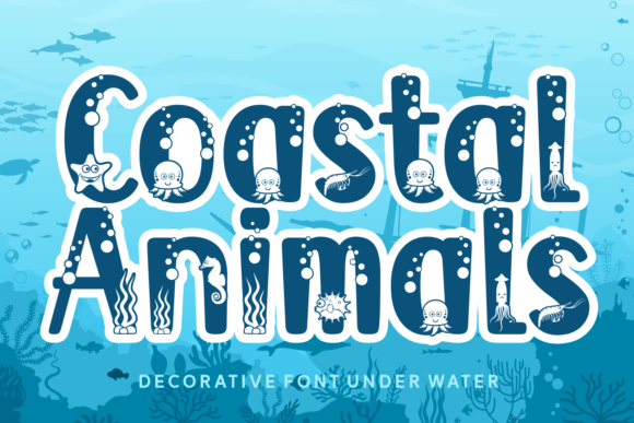 Coastal Animals Font - Featured Image