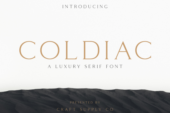 Coldiac Font - Featured Image