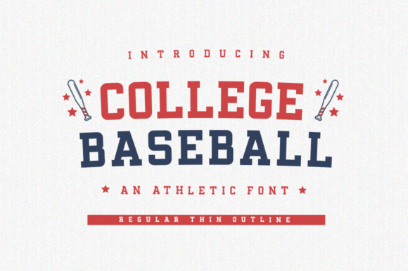 College Baseball Font - Featured Image
