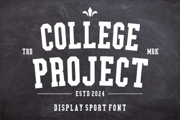 College Project Font - Featured Image