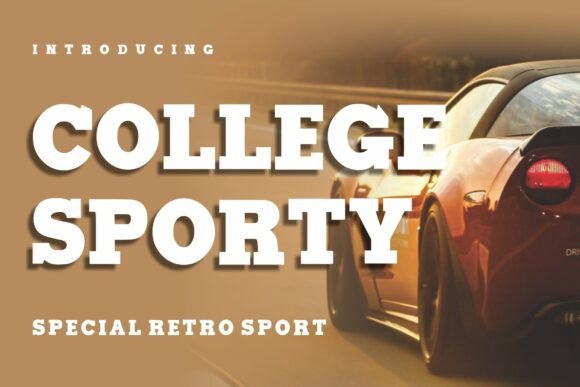 College Sporty Font - Featured Image