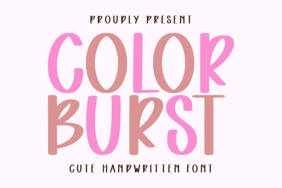 Color Burst Font - Featured Image
