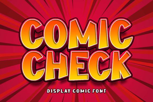 Comic Check Font - Featured Image