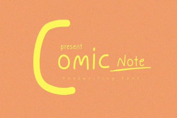 Comic Note Font - Featured Image