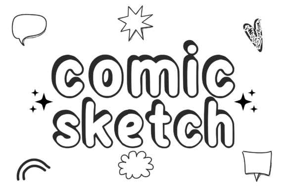 Comic Sketch Font - Featured Image