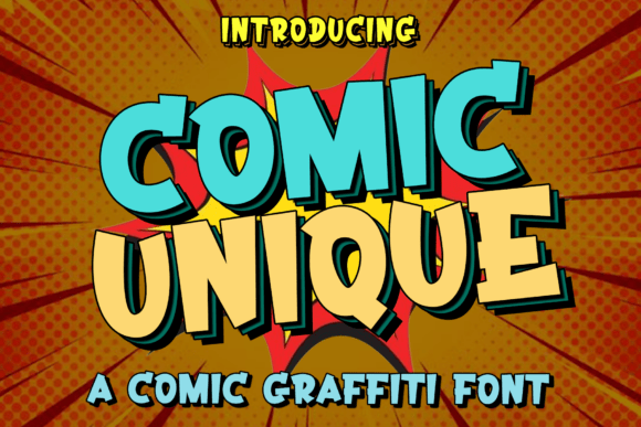 Comic Unique Font - Featured Image