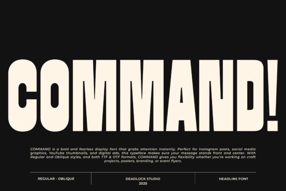 Command Font - Featured Image