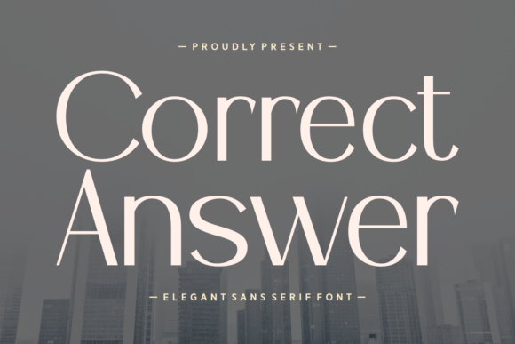 Correct Answer Font - Featured Image