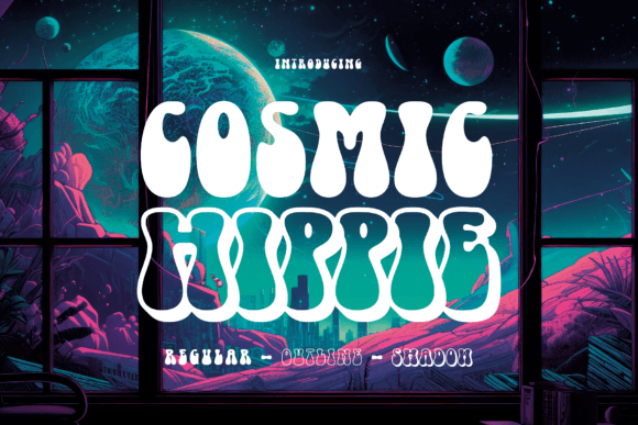 Cosmic Hippie Font - Featured Image