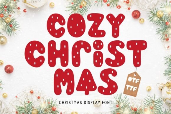Cozy Christmas Font - Featured Image