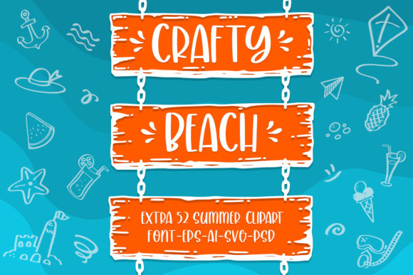 Crafty Beach Font - Featured Image