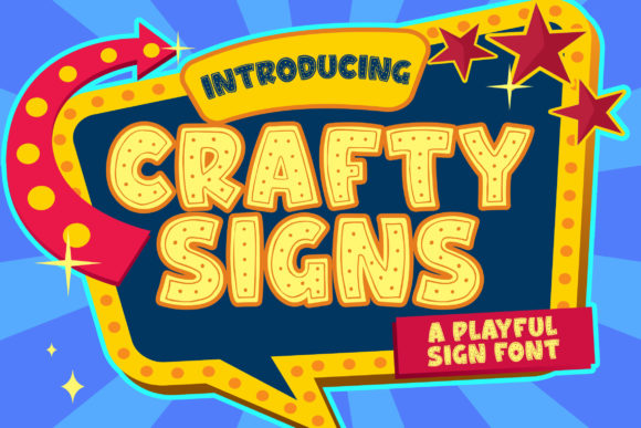 Crafty Signs Font - Featured Image