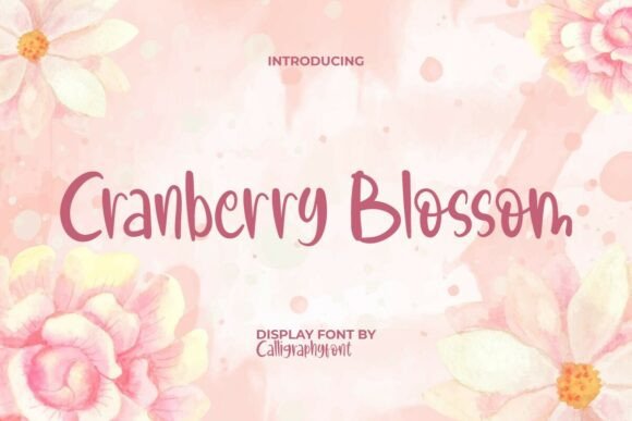 Cranberryblossom Font - Featured Image