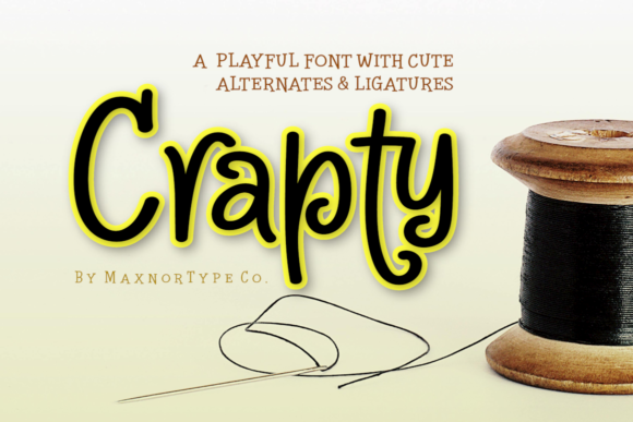 Crapty Font - Featured Image