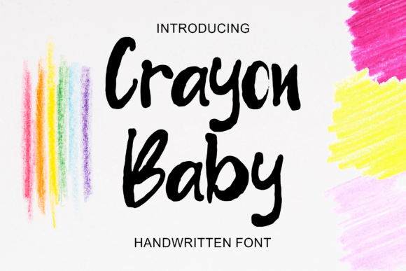 Crayon Baby Font - Featured Image
