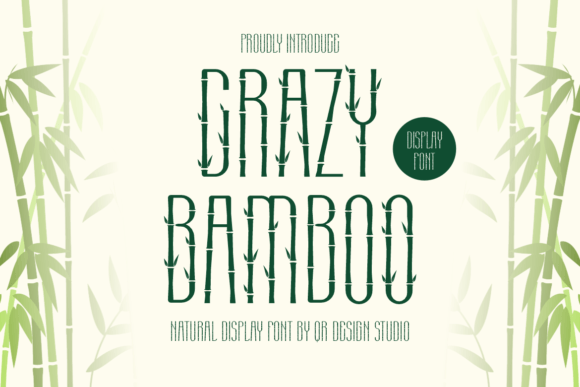 Crazy Bamboo Font - Featured Image