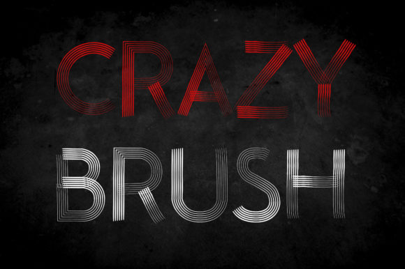 Crazy Brush Font - Featured Image