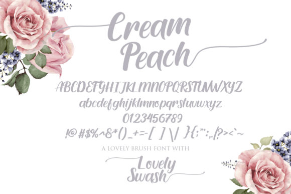 Cream Peach Font - Featured Image