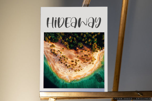 Cream Sauce Font - Featured Image