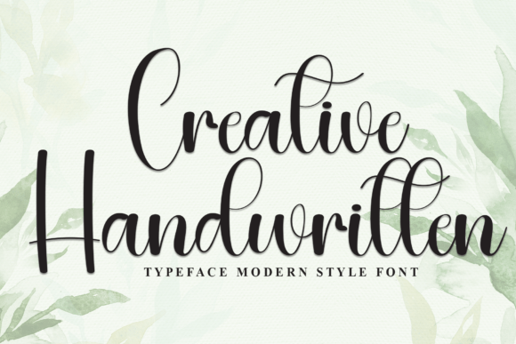 Creative Handwritten Font - Featured Image