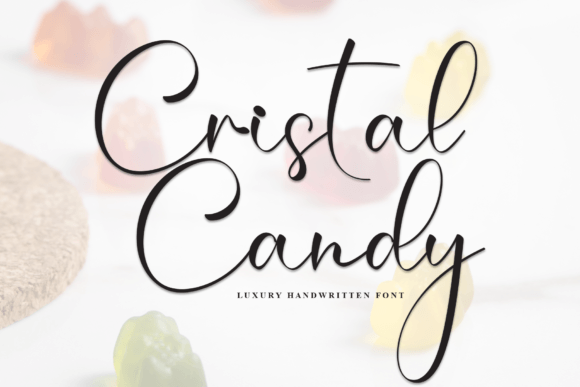 Cristal Candy Font - Featured Image